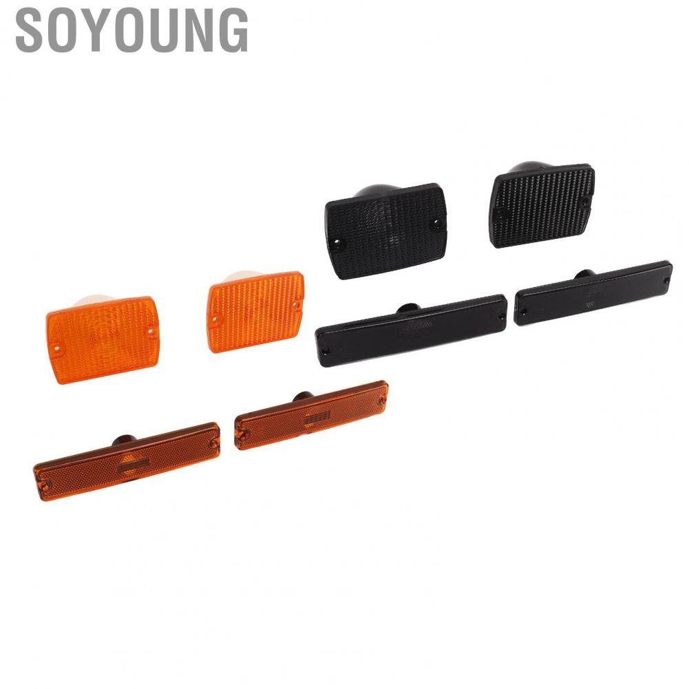 Soyoung Guard Side Marker Light Housings  Turn Signal Lens 56001378 Scratch Resistant High Strength Impact for Car