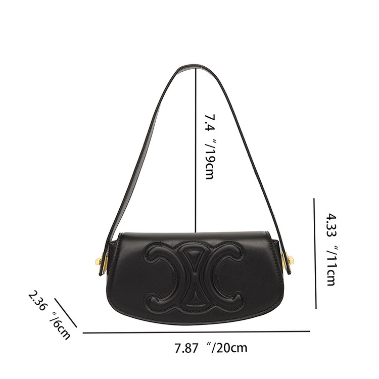 Túi Xách Đeo Vai Một Nửa Mặt Trăng Phong Cách Phương Tây Thời Trang Cao Cấp 2023 Mới Dành Cho Bạn Nữ