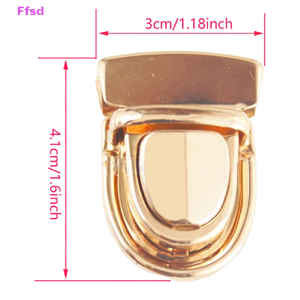 Bộ 5 Khóa Kim Loại Dùng Để Làm Túi Xách Da DIY