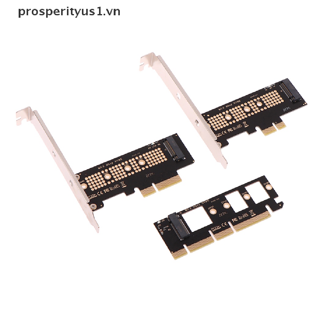 Thẻ Chuyển Đổi SSD 1Set M.2 NVMe Sang PCIE 3.0 X16 / X8 / X4 / X1 Chuyên Dụng
