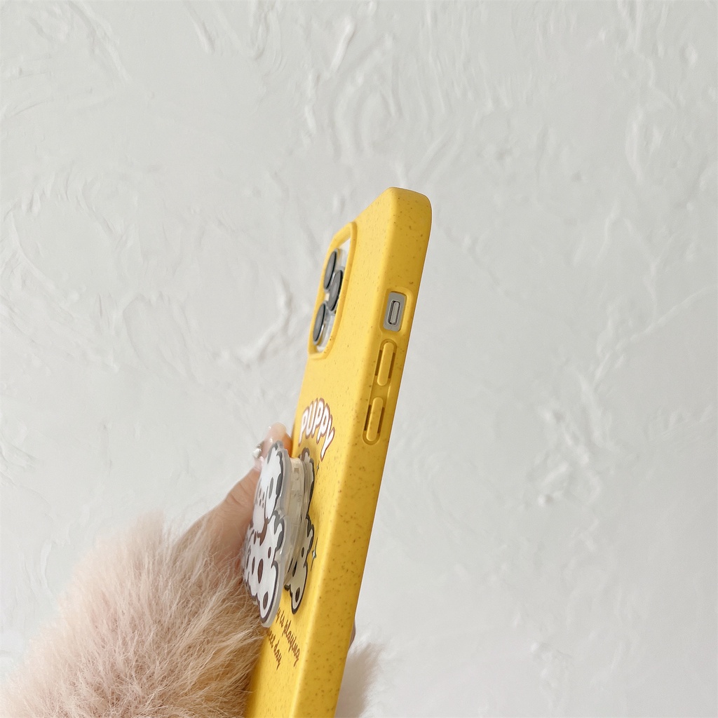 Ốp Điện Thoại TPU Silicon Mềm Chống Sốc Chống Rơi Hình Cún Dễ Thương Cho iphone 14 Pro Max 13 12 11