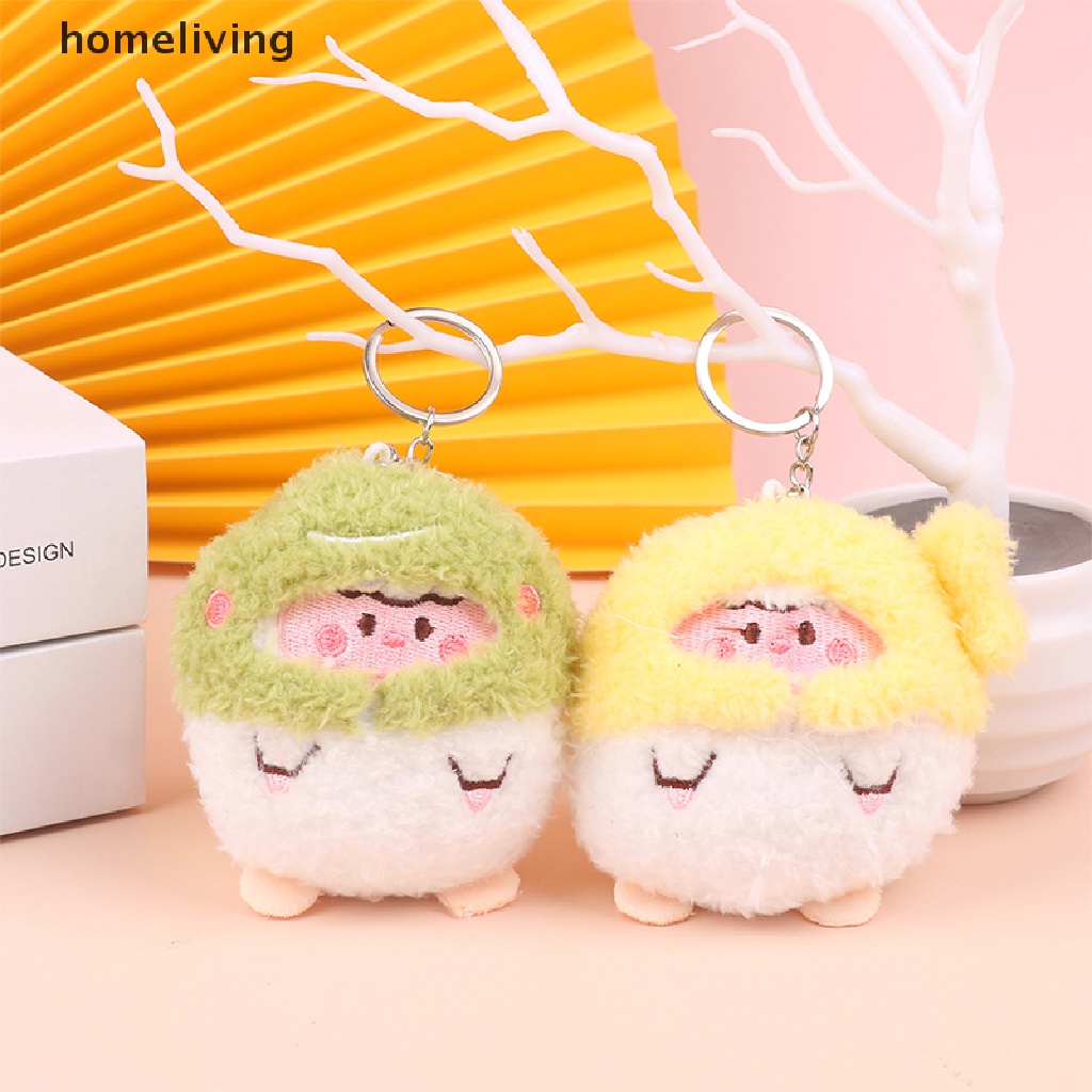 Đồ chơi nhồi bông Hình Thỏ / Gà Sáng Tạo Mềm Mại 10CM Treo Móc Khóa / Ba Lô / Túi Xách Trang Trí Quà Tặng Cho Bé