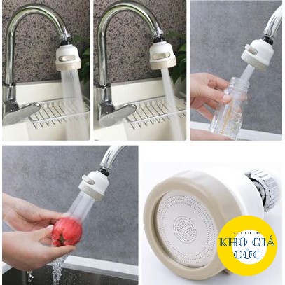 ĐẦU VÒI NỐI RỬA BÁT TĂNG ÁP XOAY 360 ĐỘ