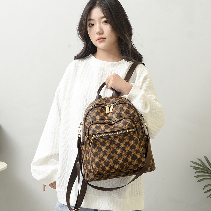 Ba Lô Du Lịch In Họa Tiết Cổ Điển Hợp Thời Trang Cho Nữ