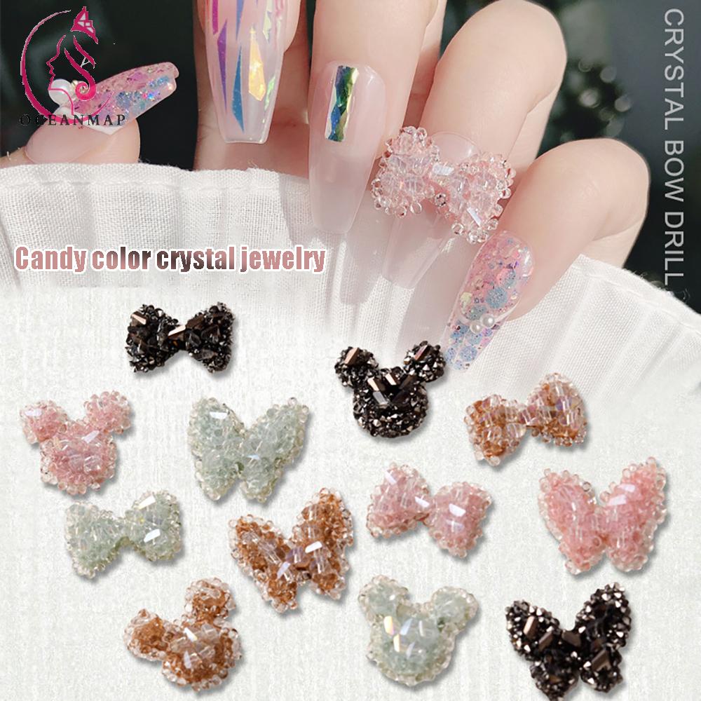 [Hàng mới về] Phụ Kiện Nơ 3D Trang Trí Móng Tay Độc Đáo