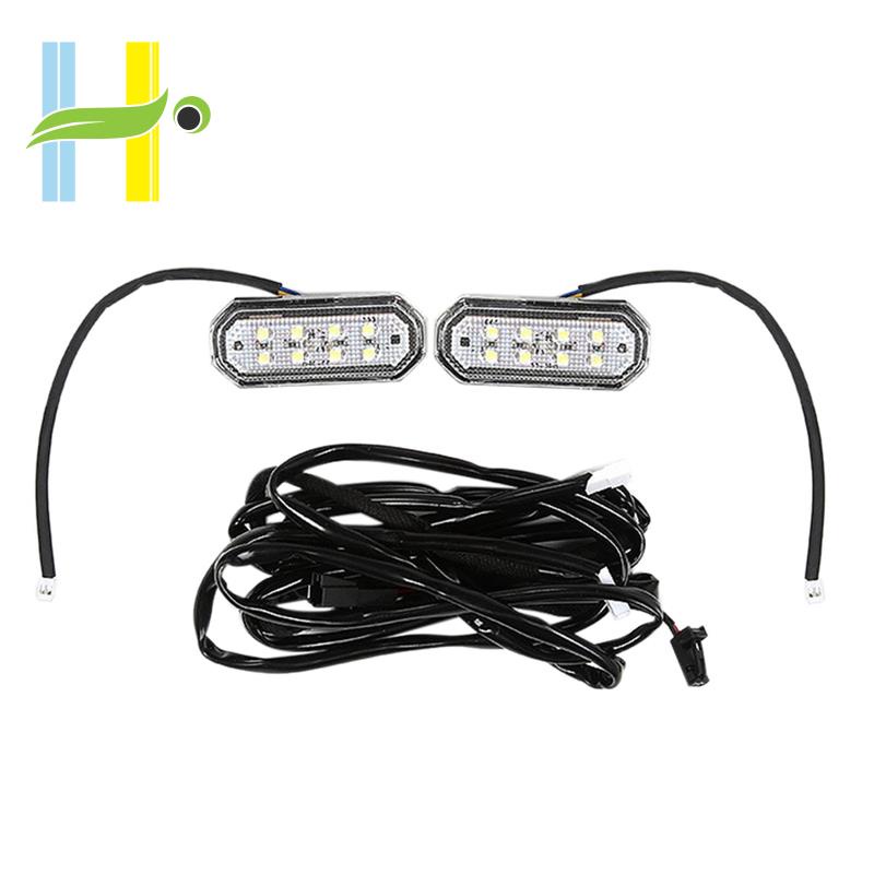 Bộ 2 Đèn LED Ánh Sáng Trắng Trang Trí Chân Xe Hơi Tesla Model 3 Y