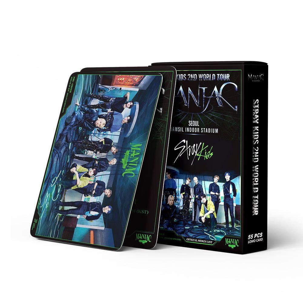 Hộp 50 Tấm Thẻ Ảnh HD In Hình Nhóm Nhạc Kpop Malcom Stray Kids Dễ Thương