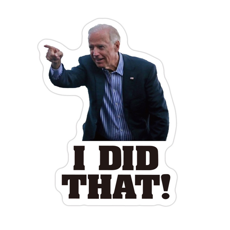 Bộ 50 Miếng Dán Phản Quang Chống Thấm Nước Hình Chữ I Did That Vui Nhộn Trang Trí Xe Hơi Margot3 DIY