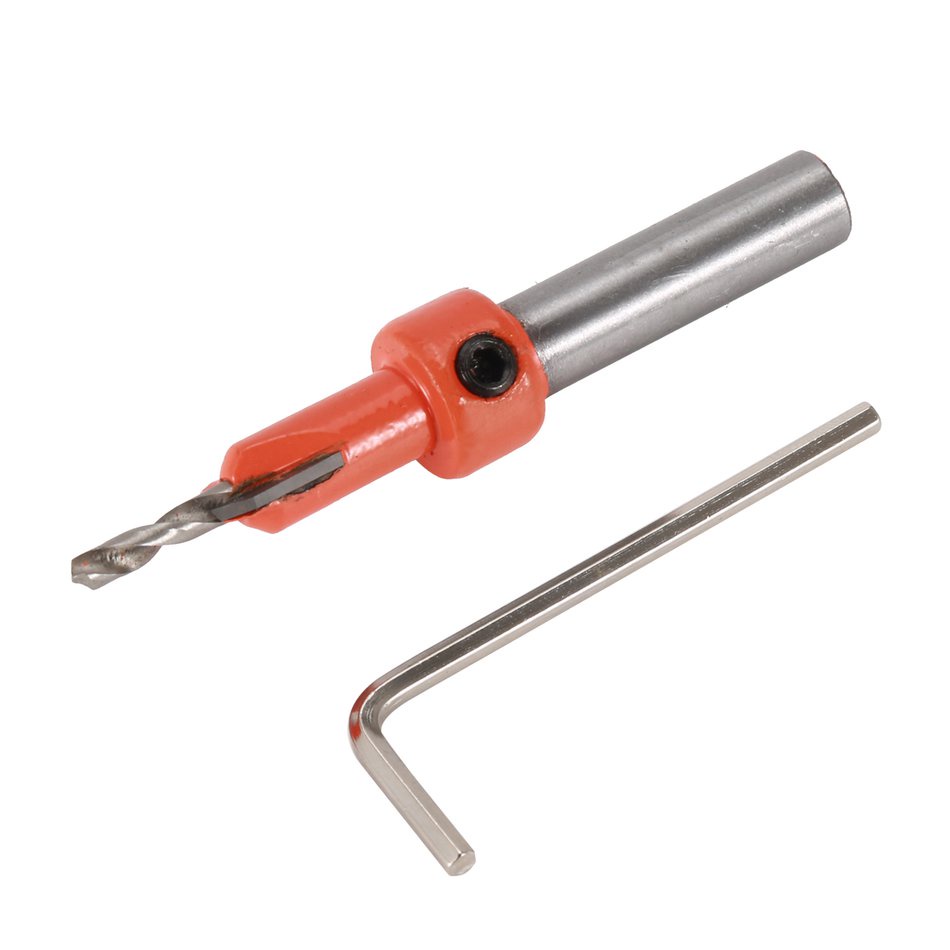 Alloy Drill Bits 3mm*8mm Rotary Tool Hole Countersink Woodworking Chamfering sunnyfun