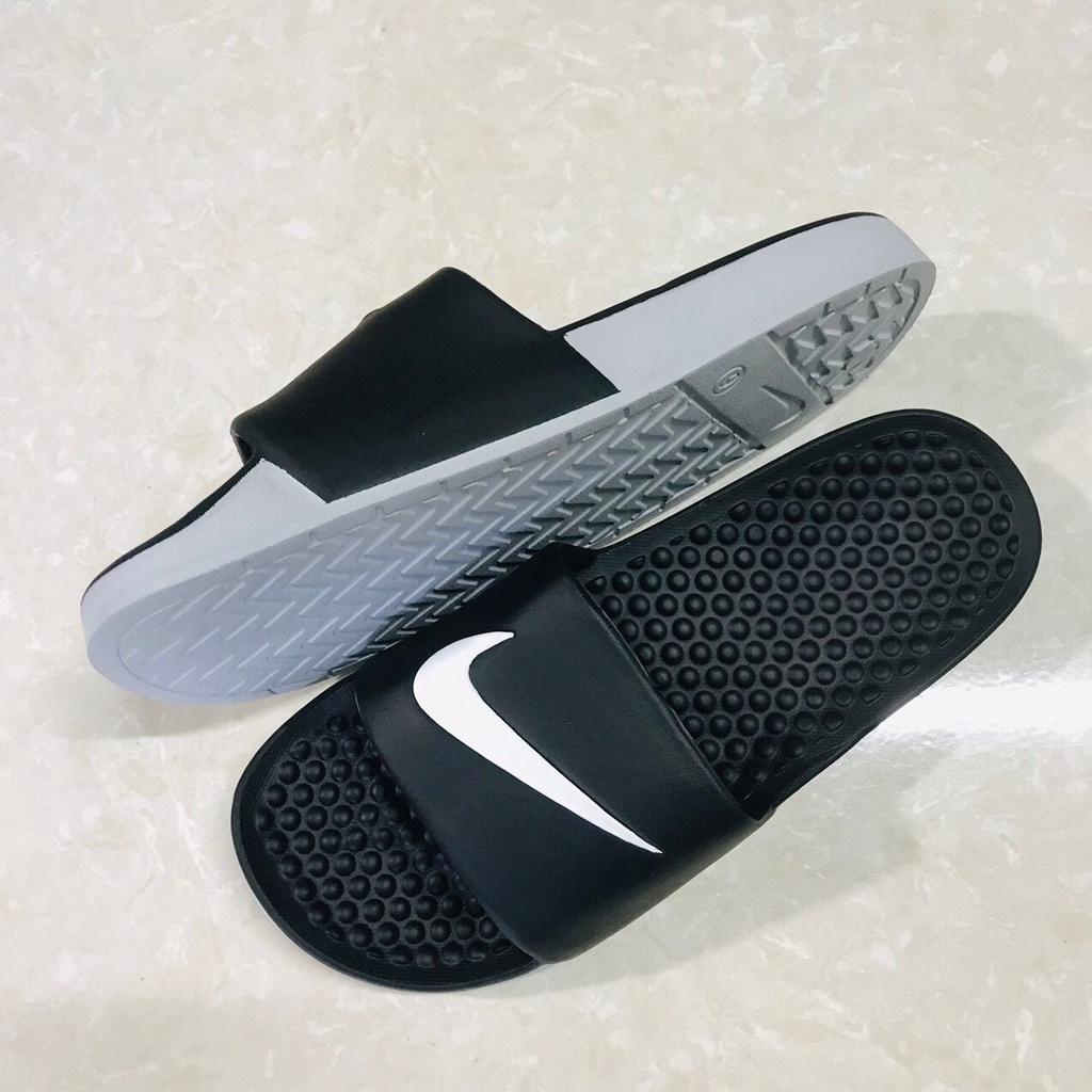 Dép đúc nguyên khối logo Nike siêu nhẹ siêu bền trống nước đi được vài năm hàng mới 100% full box bill