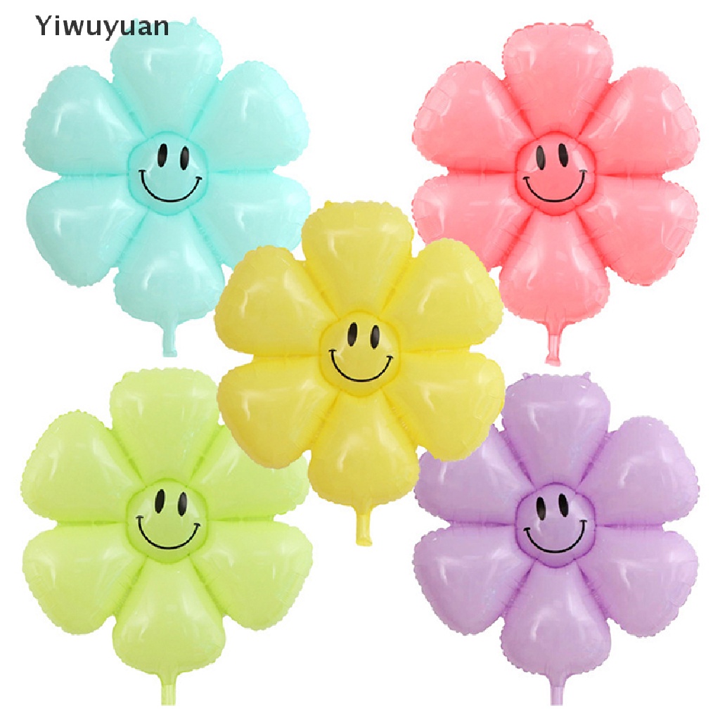 < Yiwuyuan > Bong Bóng Hoa Hướng Dương Nhiều Kích Cỡ Helium Bong Bóng Trang Trí Tiệc Sinh Nhật Mùa Hè Cho Bé