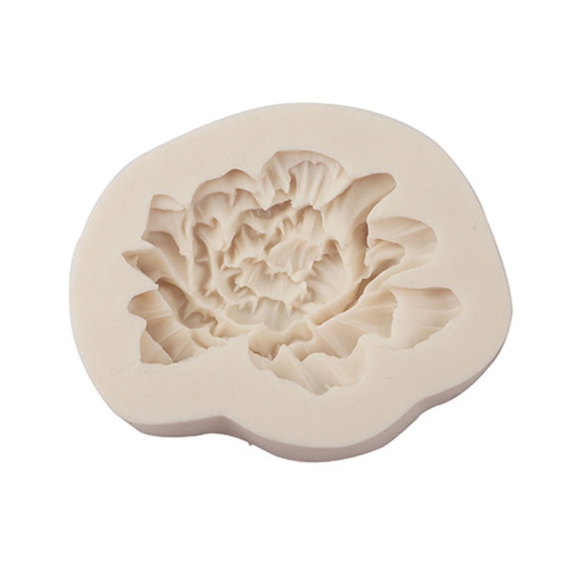 Aoto Khuôn Silicone Làm Bánh Hình Hoa Mẫu Đơn / Hoa Sen / Hoa Hồng / Hoa Sen Handmade