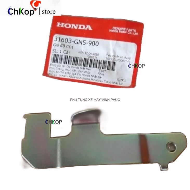 Khung, giá đỡ CDI , treo cục IC , Rơ le xi nhan xe DREAM zin -Chkop