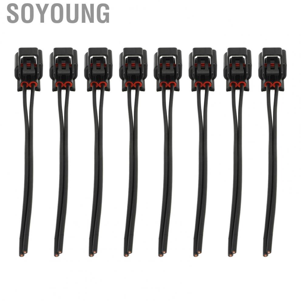 Soyoung Modular Ignition Coil Connector  Impact Resistant High Temperature 8PCS Stable Connection Car Plug for Vehicle