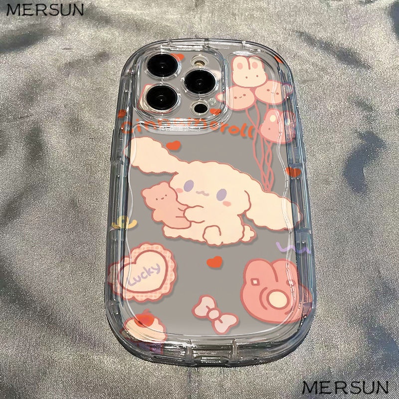 ✅Ốp Điện Thoại Dẻo Trong Suốt Họa Tiết Chú Chó Cinnamon Chống Sốc Cho iPhone14promax71311 xr 12 / 8p xs