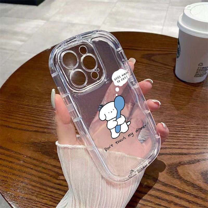 ✅Ốp Điện Thoại Mềm Trong Suốt Chống Sốc In Hình Cún Cho Iphone Xs xs12 / 7 11promax / 13 Xr8P 14 ITM6