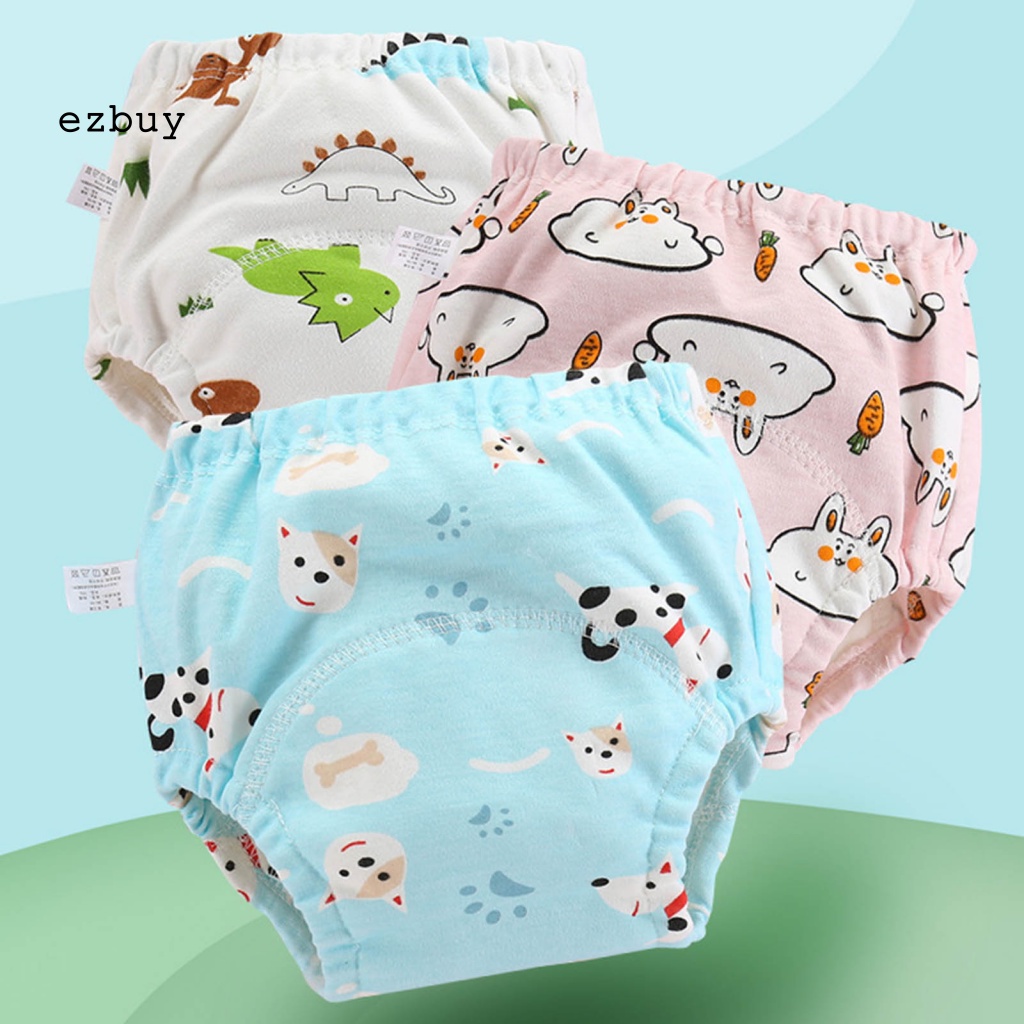 Tã Lót Cotton Thấm Hút Nước Xoay 360 Độ In Họa Tiết Hoạt Hình Chống Thấm Nước Tiện Dụng Cho Bé Sơ Sinh