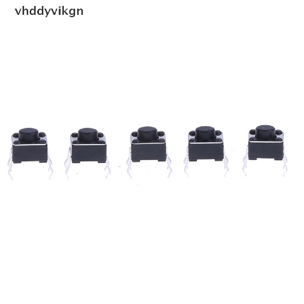 Set 20 Công Tắc Nút Nhấn 4 Chốt 6 * 6 * 5mm