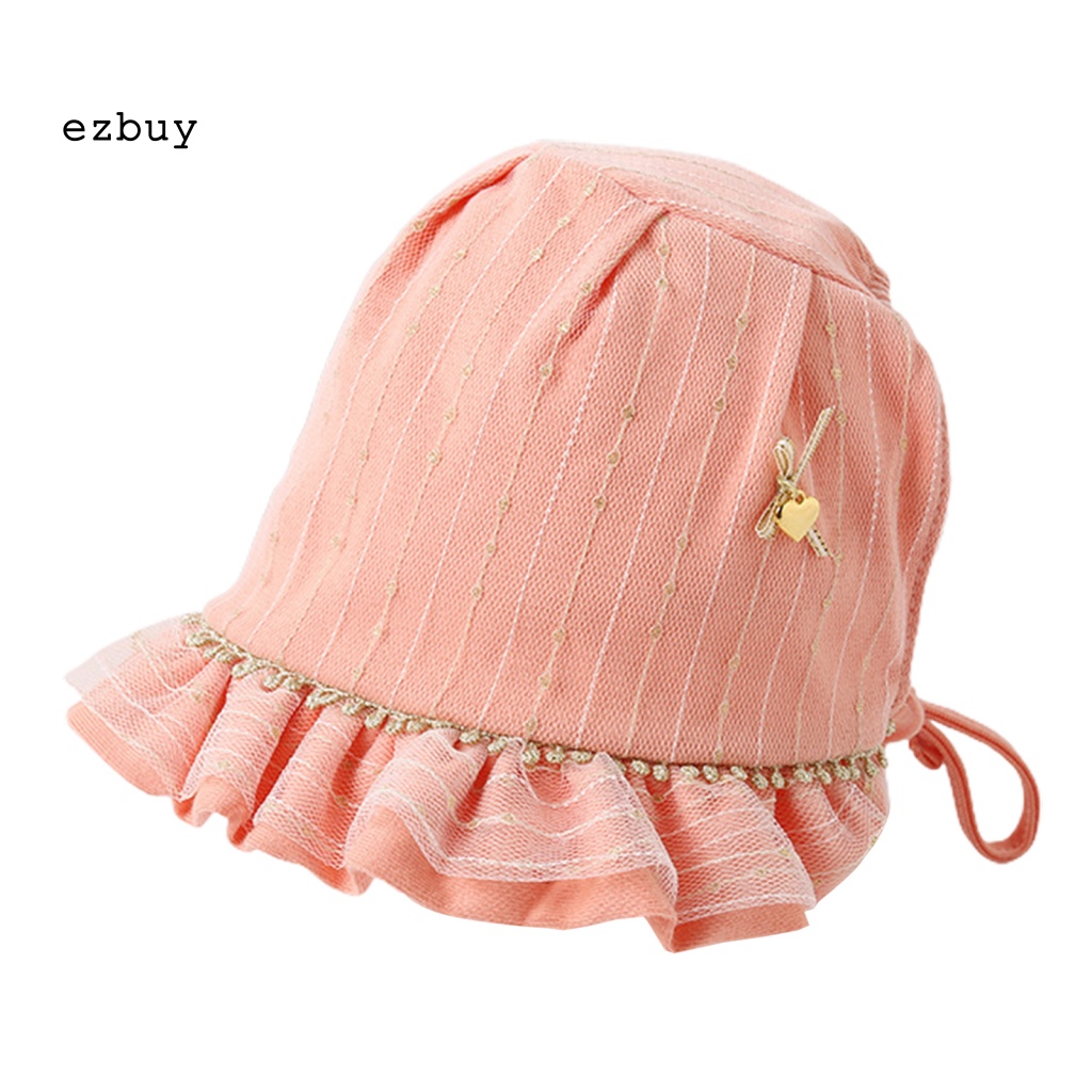 Mũ Lưỡi Trai Cotton Màu Trơn Chống Biến Dạng Có Dây Điều Chỉnh Được Cho Bé