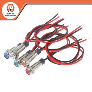 Đèn led cảnh báo chống thấm nước p67 6mm 3v 5v 6v 12v 24v 220v
