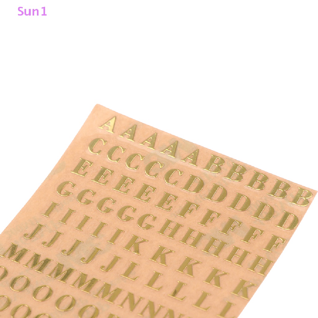 Set 3 Miếng Dán Hình Chữ Cái 3mm Trang Trí Đa Năng Tiện Dụng