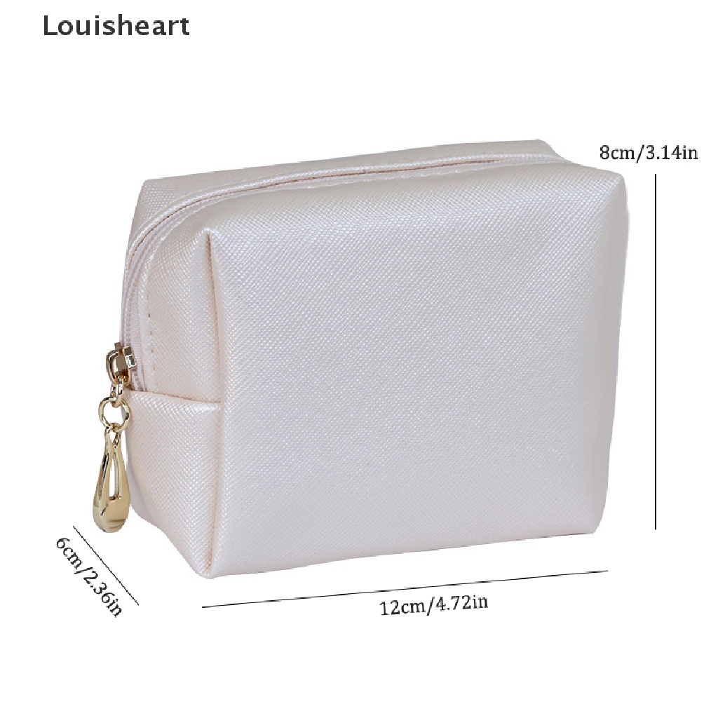 Túi Da PU Louisheart Đựng Mỹ Phẩm Du Lịch Tiện Lợi