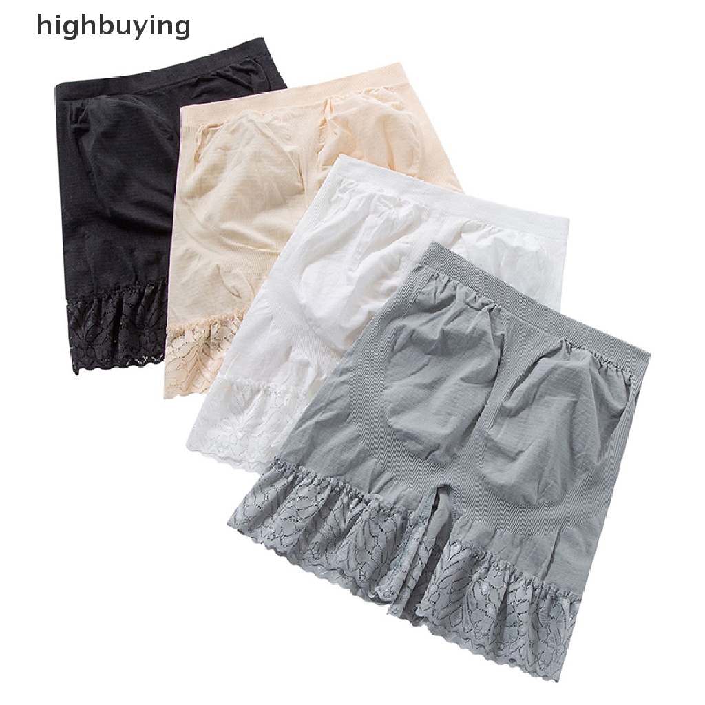 Quần Lót Boxer Lưng Cao Không Đường May Mặc An Toàn Cho Nữ