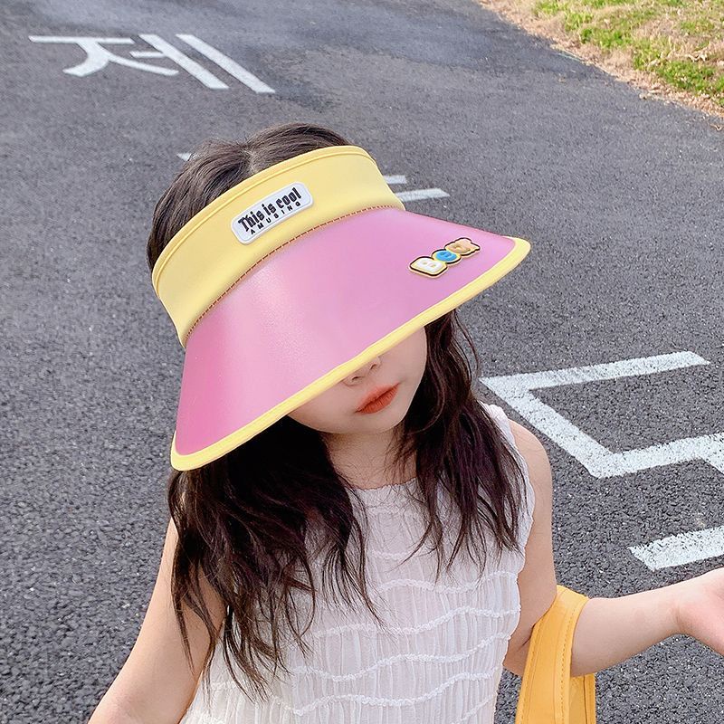 Mũ Rộng Vành Che Nắng Chống Tia Cực Tím Thời Trang Đi Biển Mùa Hè Cho Bé