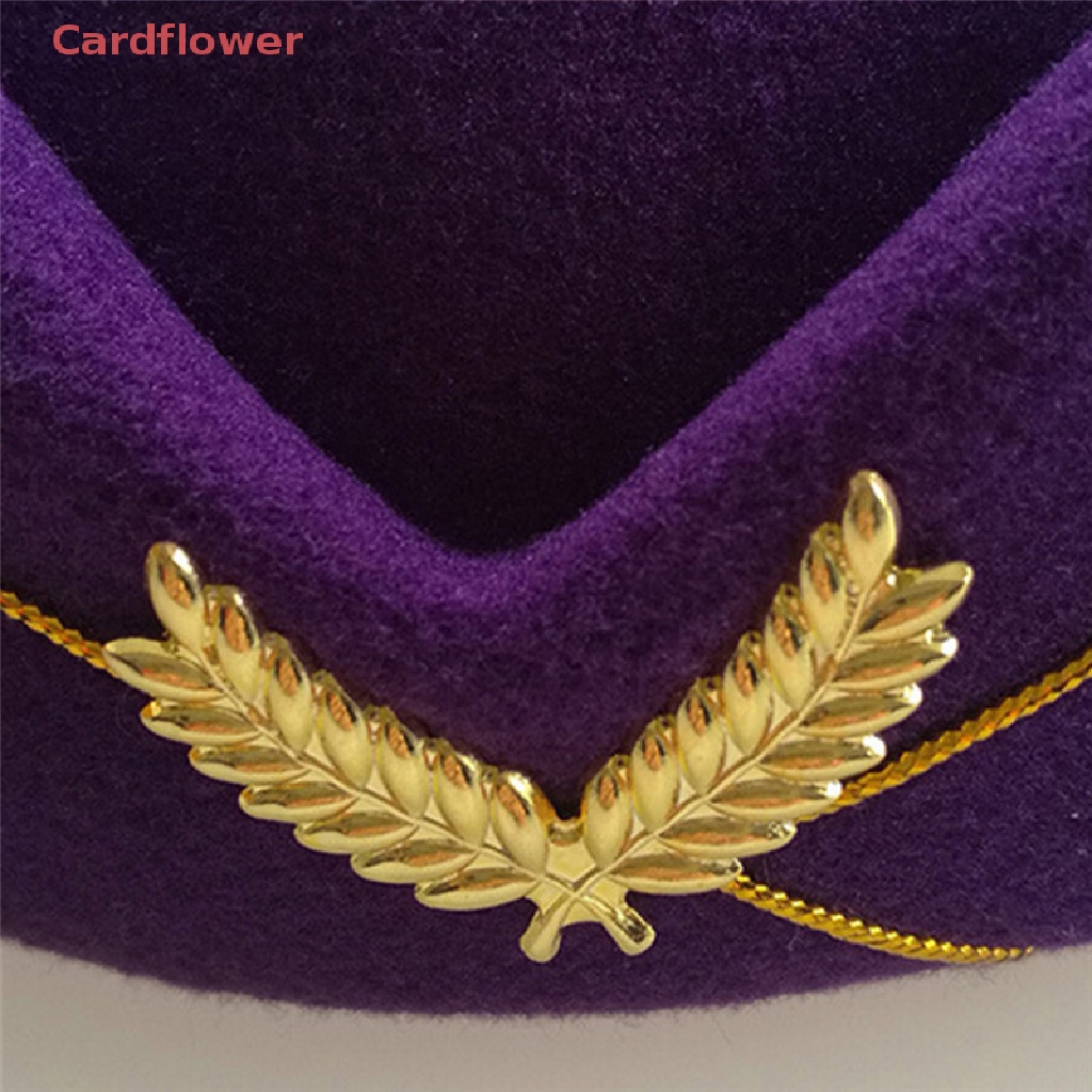 < Cardflower > Mũ Len Hóa Trang Tiếp Viên Hàng Không Dành Cho Nữ