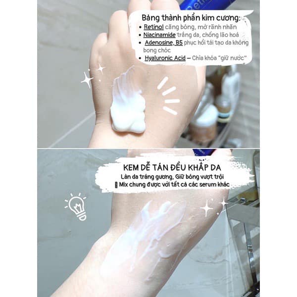 Kem Dưỡng Trẻ Hoá Retinol 2% Bakuchiol K Lady Care 30ml Hàn Quốc