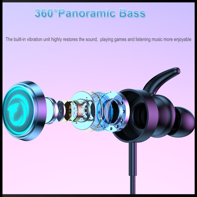 Tai Nghe Nhét Tai Chơi Game Có Micro Và Đèn Rgb