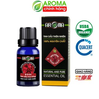 Tinh dầu Hoa Hồng Rose AROMA essential oil, tinh dầu thơm phòng thư giãn, đẹp da, thơm tóc
