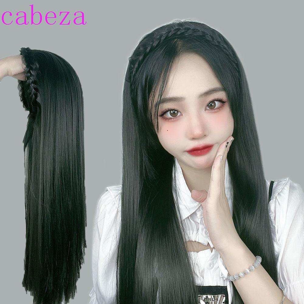 Băng Đô Tóc Giả Dạng Kẹp Bằng Sợi Tổng Hợp Tự Nhiên Thời Trang Cho Nữ