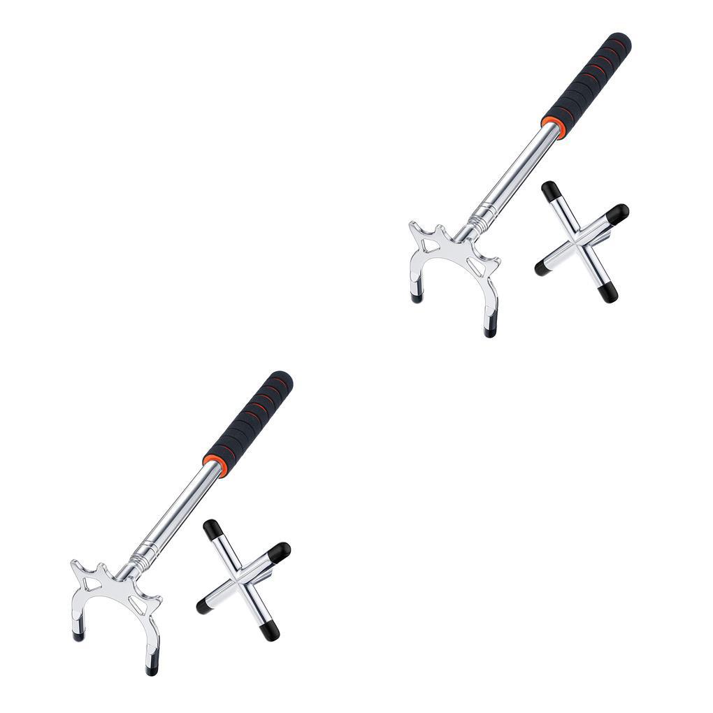 Giá Đỡ Gậy Đánh Bida 1 / 2 Bằng Thép Không Gỉ Có Thể Thu Gọn Tiện Dụng