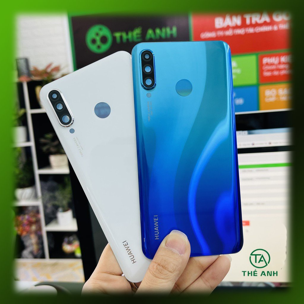 Mặt lưng / nắp lưng / Lưng Huawe P30 lite kèm kính camera chính hãng , bao hành đổi trả