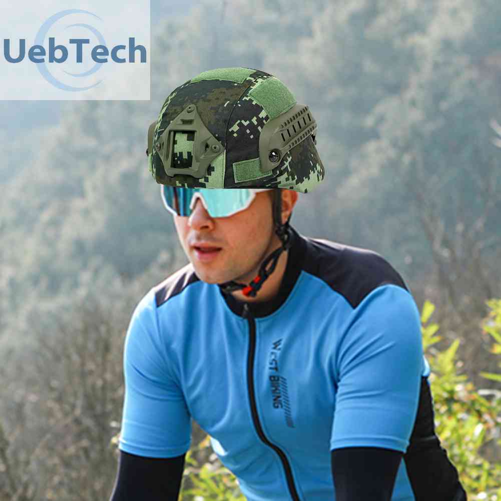 Mũ Bảo Hiểm Lưới Thoáng Khí Họa Tiết Rằn Ri Dùng Khi Đi Săn