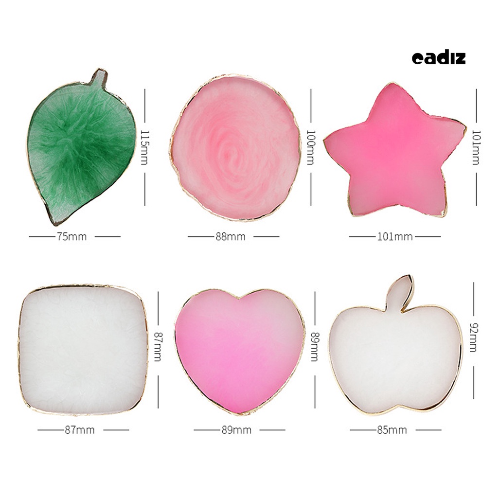 Khay Trưng Bày Màu Móng Tay Hình Tròn / Ngôi Sao / Trái Tim Dễ Thương Tiện Dụng