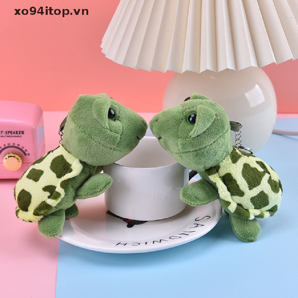 Móc Khóa Hình Rùa Nhồi Bông Xinh Xắn