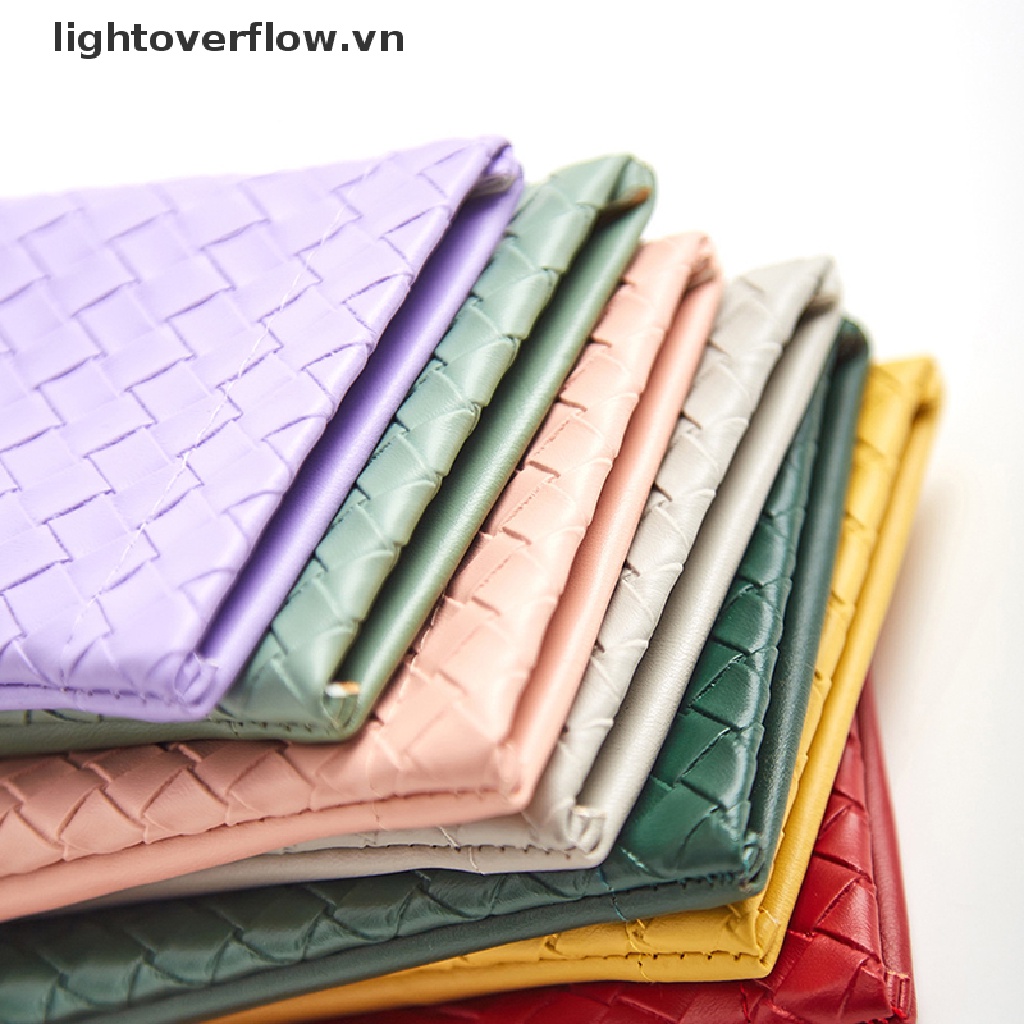 [lightoverflow] Túi Đựng Mắt Kính / Điện Thoại Di Động Dạng Ví Dây Rút Bằng PVC