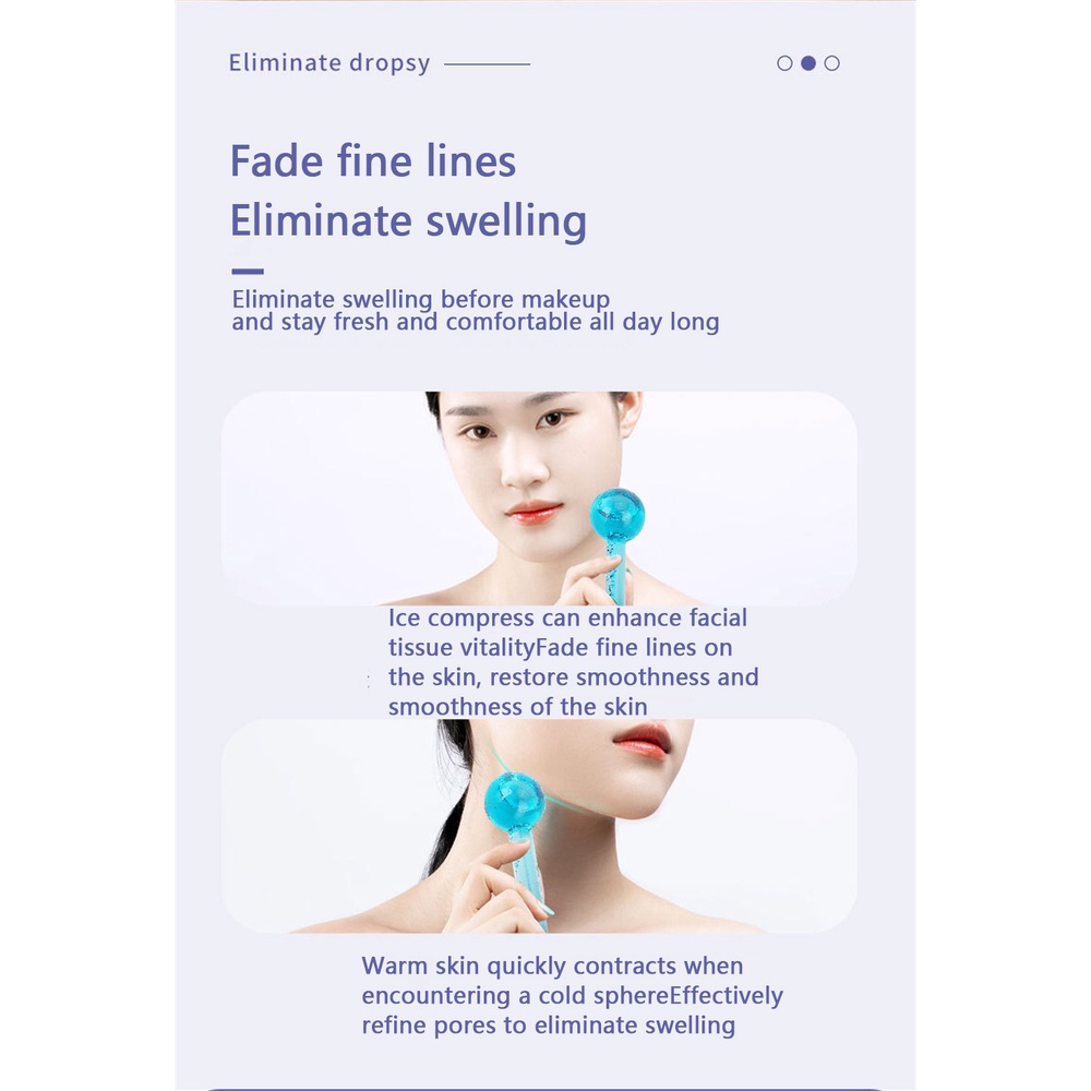 Cây Lăn Đá Quả Cầu Mát Xa Quả Cầu Đá Lạnh Và Nóng Cây Lăn Mặt Mát Xa Mặt Ấm Mát Xa Chăm Sóc Mắt Da Mắt Heby1