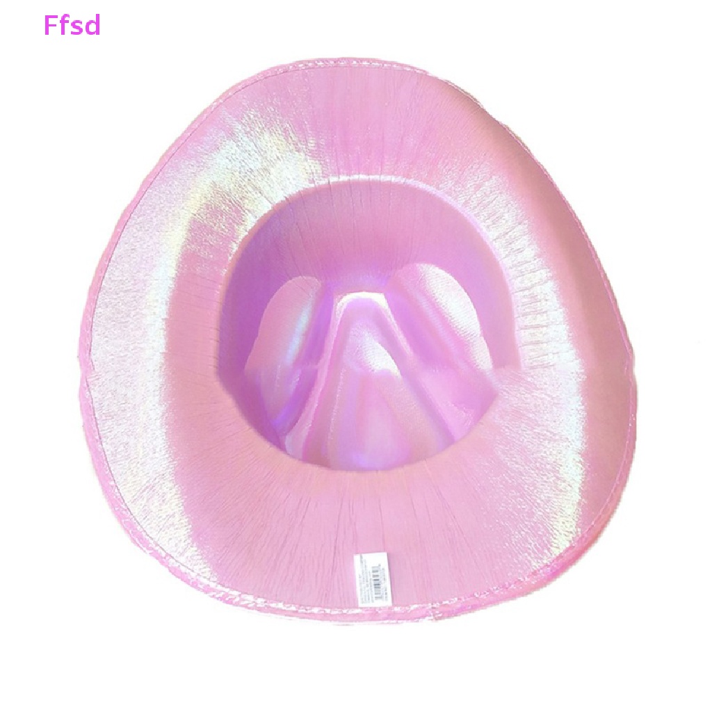 {Ffsd} Hàng Bán Chạy Mũ Cao Bồi Rộng Vành Đính Ngọc Trai Lấp Lánh Cho Nữ