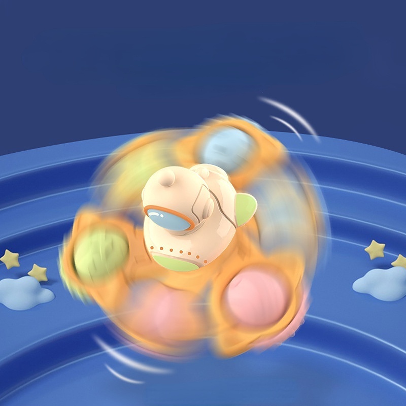 Đồ Chơi Hoạt Hình Xoay Có Cốc Hút Gắn Xe Hơi / Nhà Tắm Vui Nhộn Cho Bé