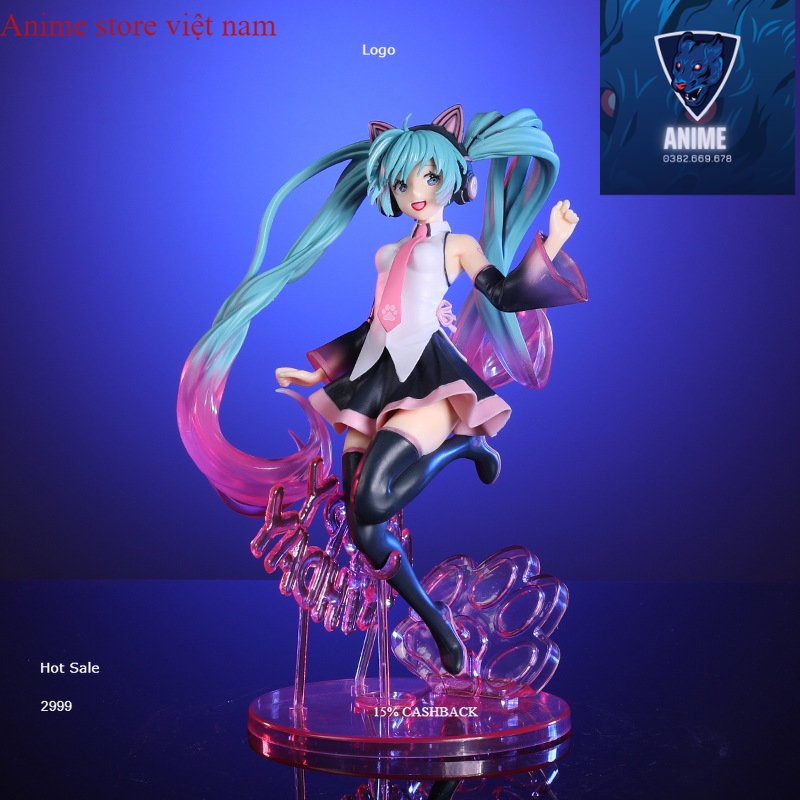 Mô hình MIKU sinh nhật dễ thương