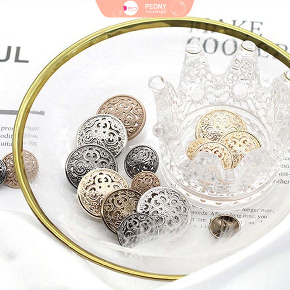 Set 50 Nút Áo Hình Hoa Mẫu Đơn Dành Cho May Vá Thủ Công DIY