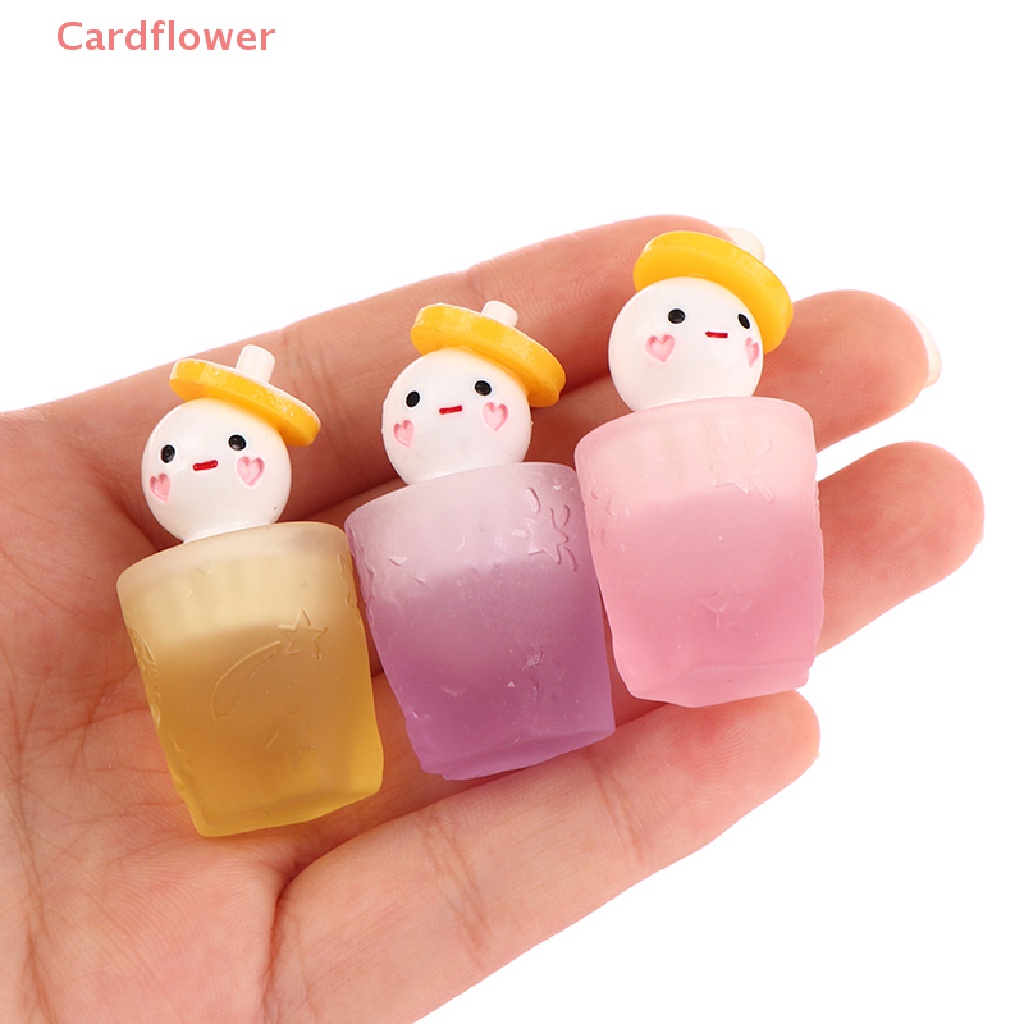 1 Đồ trang trí Ly Kem Mini Phát Quang Dùng Trang Trí Tiểu Cảnh Mới