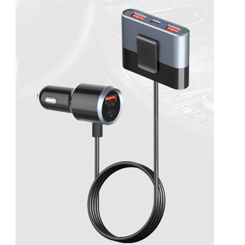 Tẩu Sạc Alli 76W PD- QC3 0 Type C Cho Xe Ô Tô