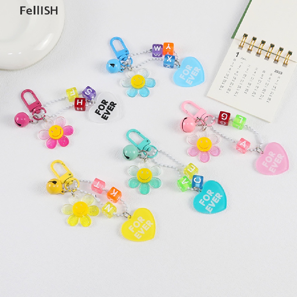 1 Móc Khóa Hình Hoa Hướng Dương Nhiều Màu Dễ Thương 439br