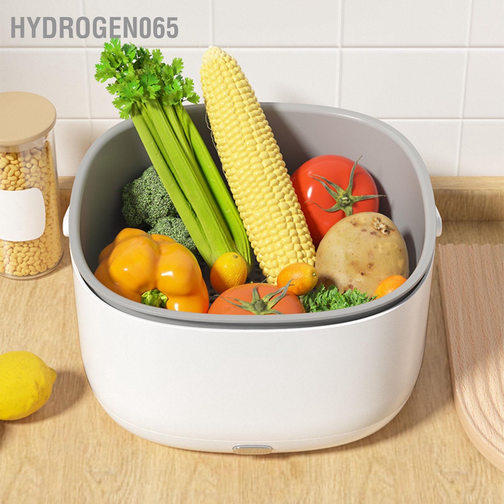 Hydrogen065 Máy rửa rau quả siêu âm Làm sạch 360 độ Thiết bị làm dùng trong gia đình