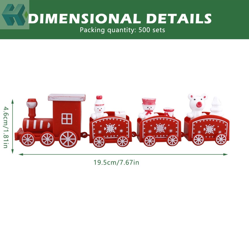 Mô Hình Tàu Lửa Mini Trang Trí Giáng Sinh