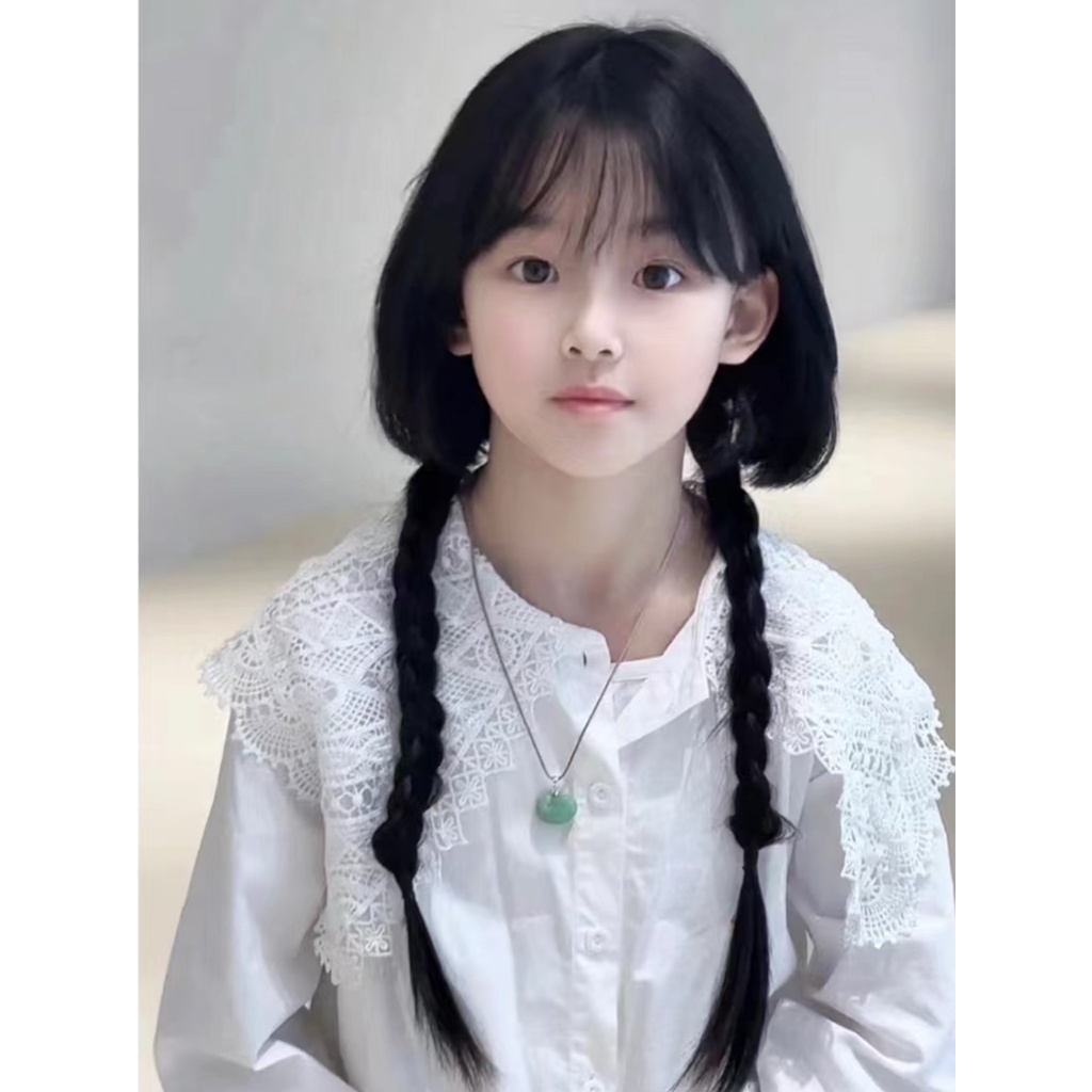 Bộ Tóc Giả Kiểu Công Chúa Liuge Thiết Kế Ngọt Ngào Dễ Thương Cho Bé Gái